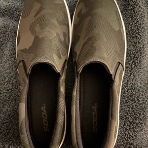 Soda Women’s Camouflage Slip-On Shoes